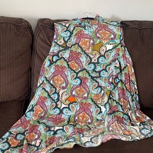 Colorful Paisley Women's Shirt